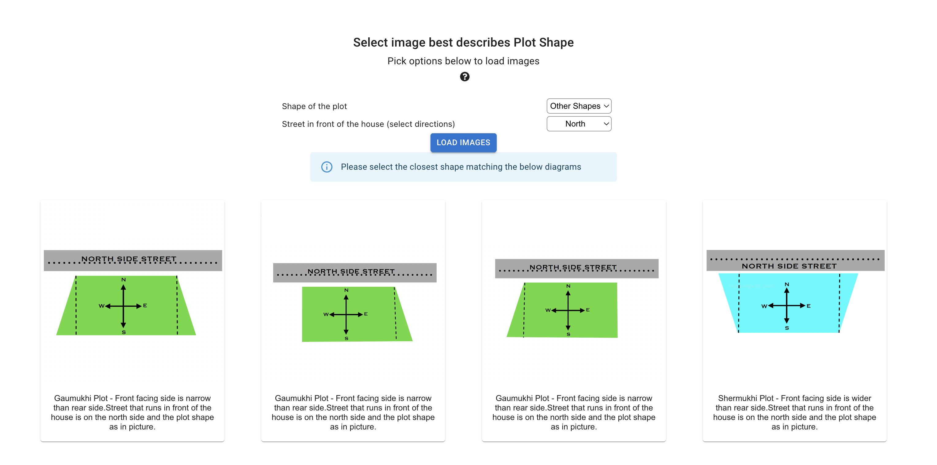 Plot Shape Selection for Vastu Analysis